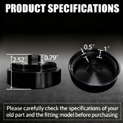 iFJF billet aluminum cap close-up with CNC precision for durability.