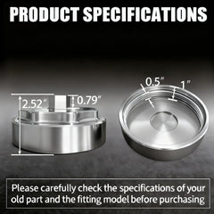 iFJF billet aluminum cap CNC precision for durable, leak-resistant performance.