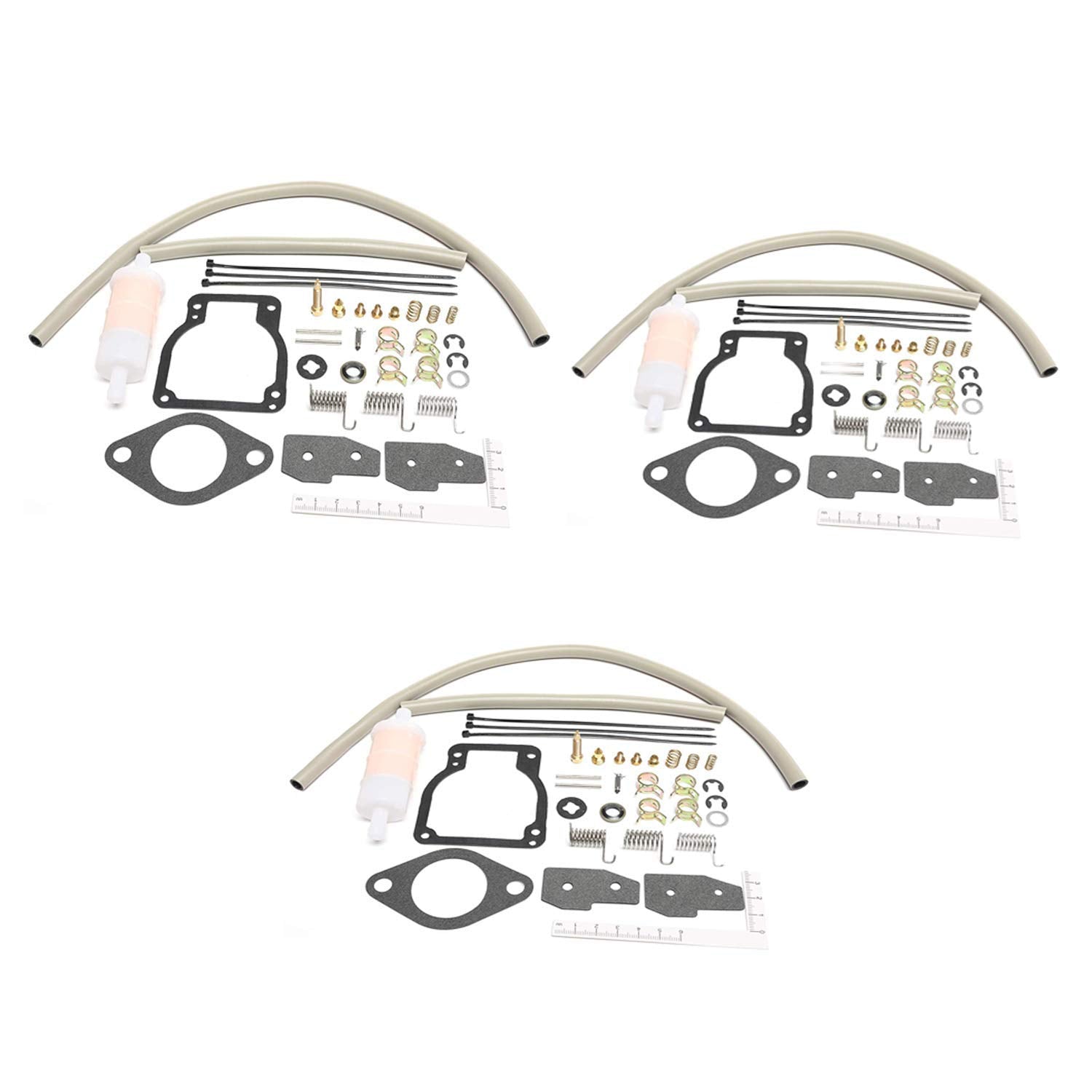 iFJF carburetor rebuild kit for Mercury outboard, three-pack ready for service
