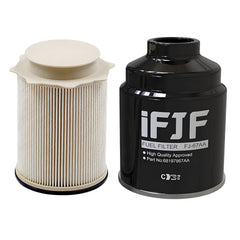 iFJF fuel filter and water separator assembly for Dodge Ram 2013-2018; protects engine.