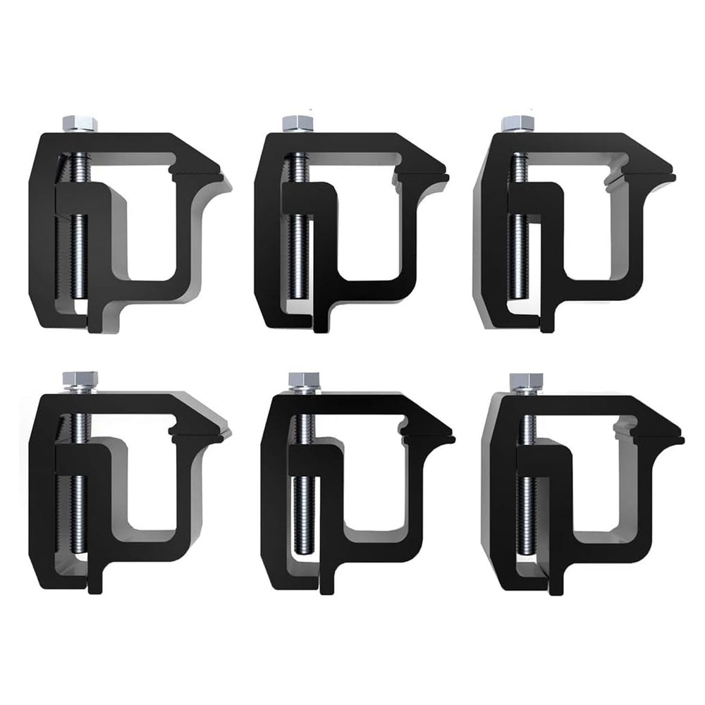 iFJF mounting clamps package shown for secure truck cap installation