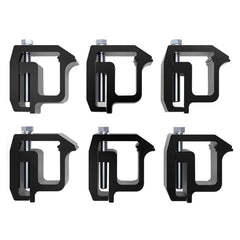 iFJF mounting clamps package shown for secure truck cap installation