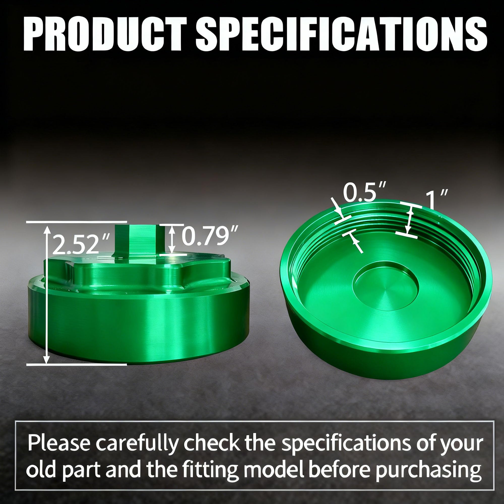 iFJF ram cap close-up shows precision CNC machining and seal