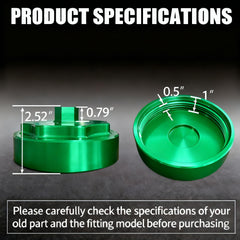 iFJF ram cap close-up shows precision CNC machining and seal