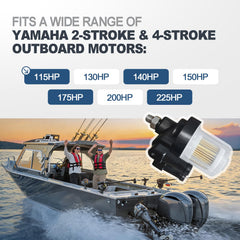 iFJF Yamaha outboard-compatible fuel filter supports reliable fuel flow for smoother starts