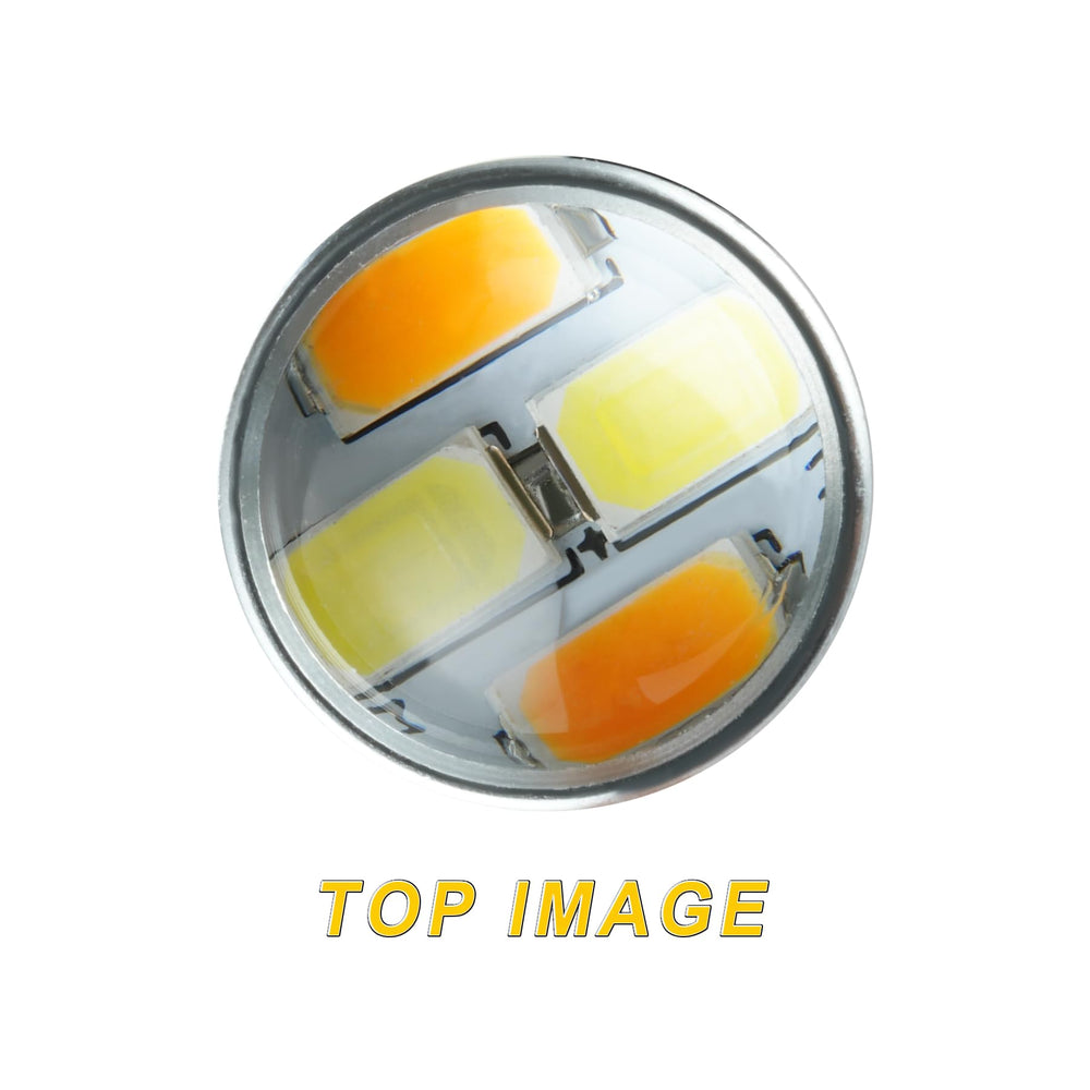 iFunyLED amber-yellow turn signal mode improves visibility.