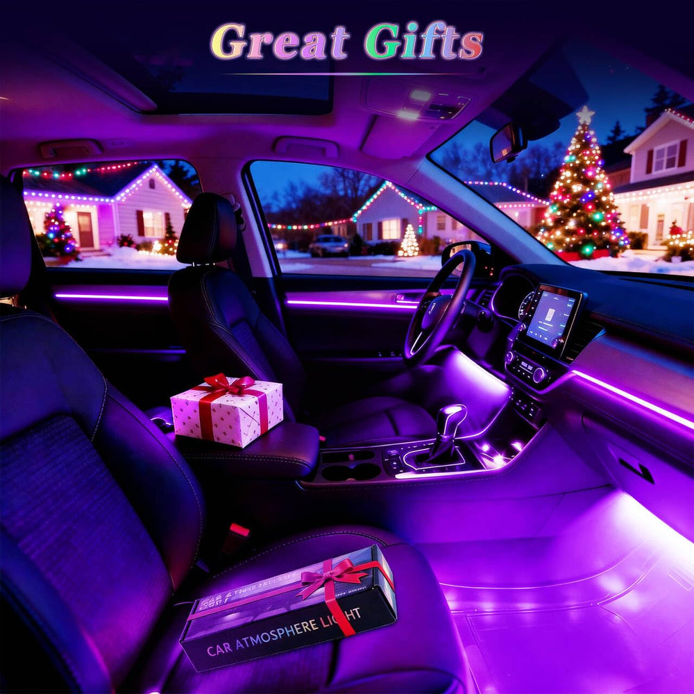 iFunyLED gift set includes four LED strips and a wireless remote for festive trips.