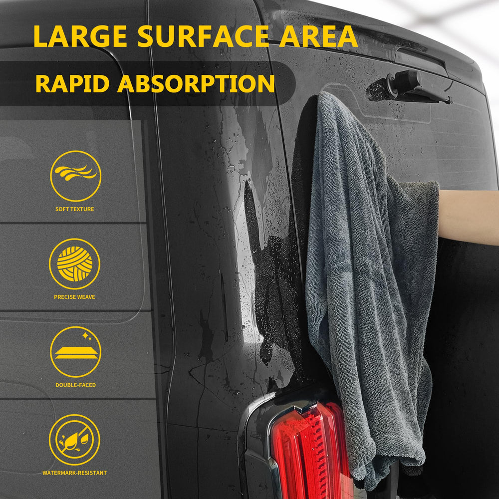 IFWIND two-pack towels provide a ready spare for ongoing detailing sessions.
