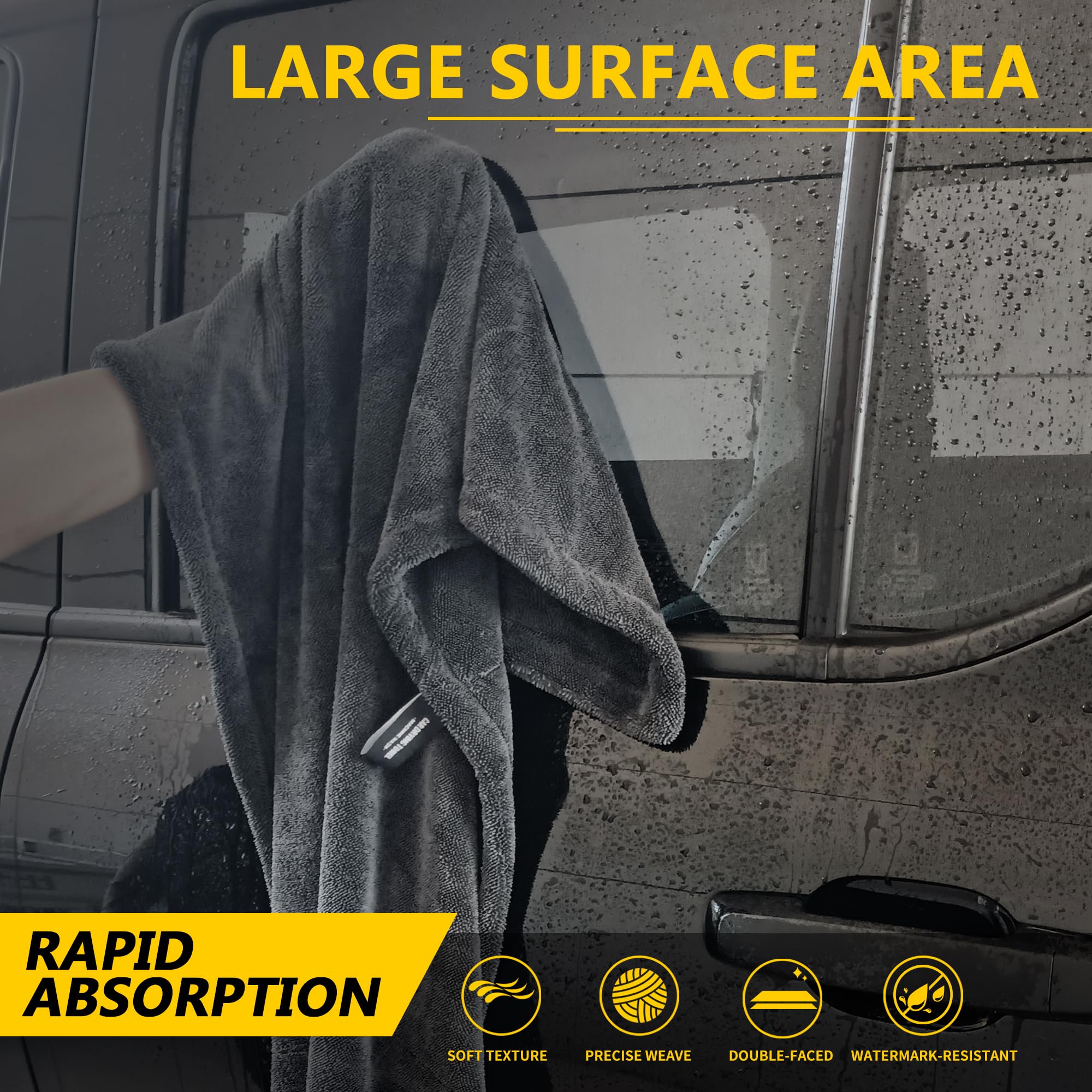 IFWIND durable large microfiber towel delivers reliable performance during cleaning.
