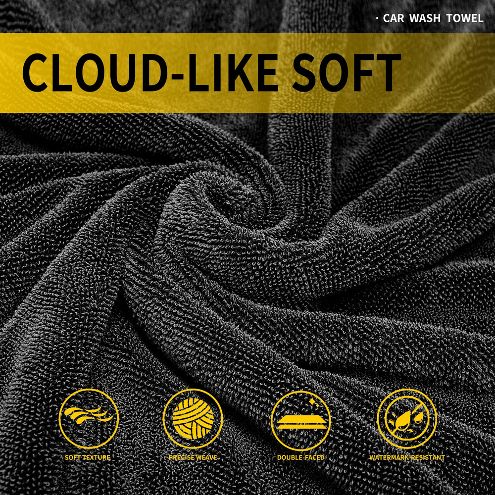 IFWIND premium microfiber towel for car care supports streak-free finishes.