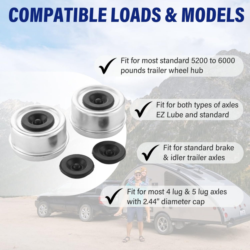 IFYKIM hub dust cap galvanized carbon steel for durability