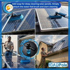 IGADPole cobweb duster reaches corners and eaves with minimal effort.
