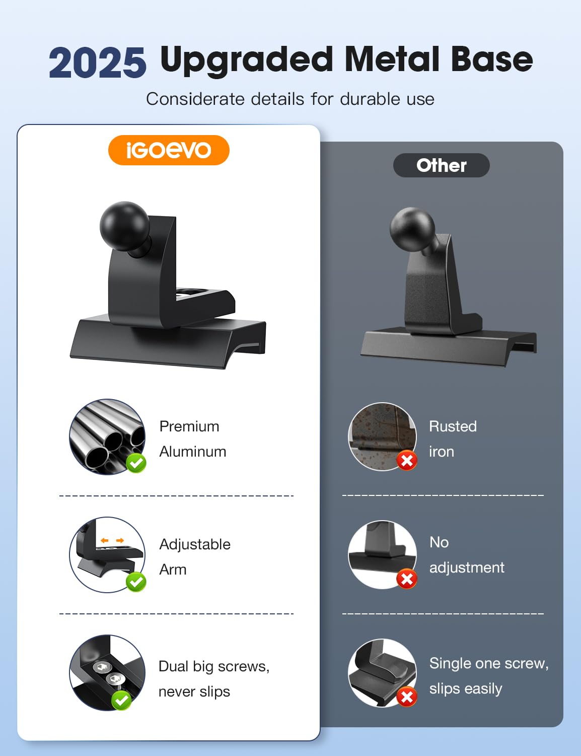 iGoevo Tacoma silicone padding cushions the phone and prevents scratches