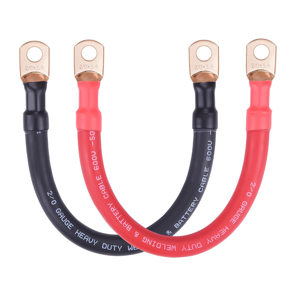 iGreely 2/0 AWG battery cable assembly provides durable power connections for vehicles and marine gear.