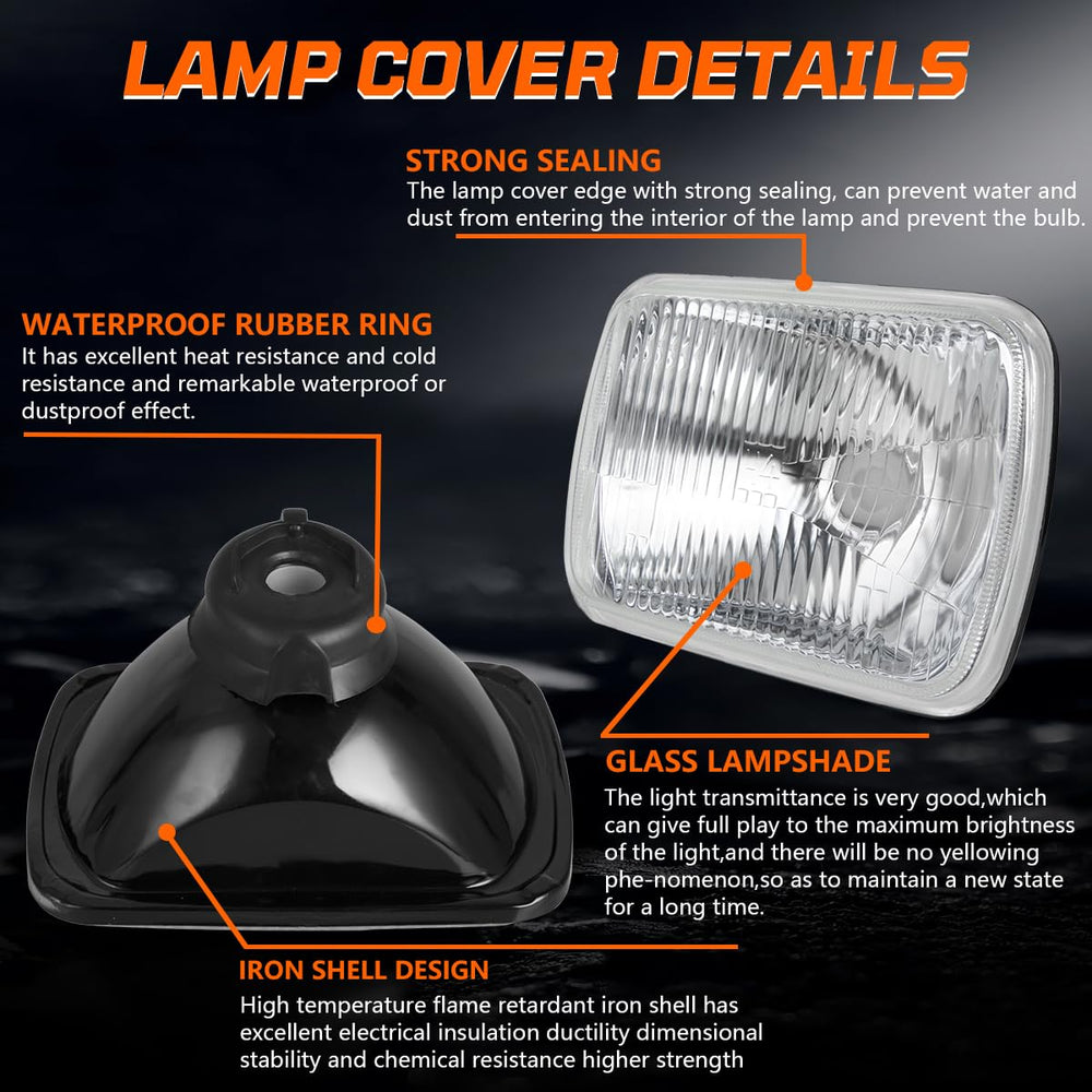 IHNZCB inside H4/9003 bulbs provide bright, clear beam for better road view.