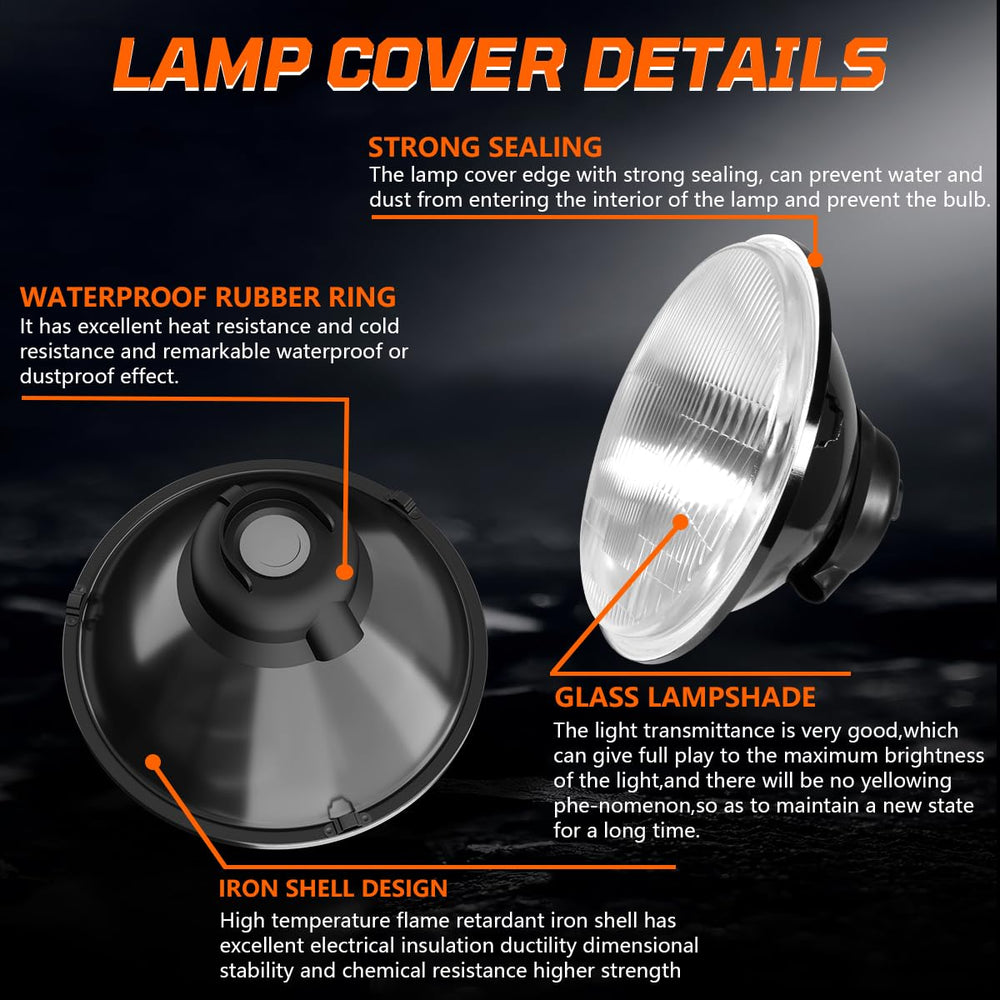 IHNZCB seven-inch round housing with glass lens preserves classic look while boosting visibility.