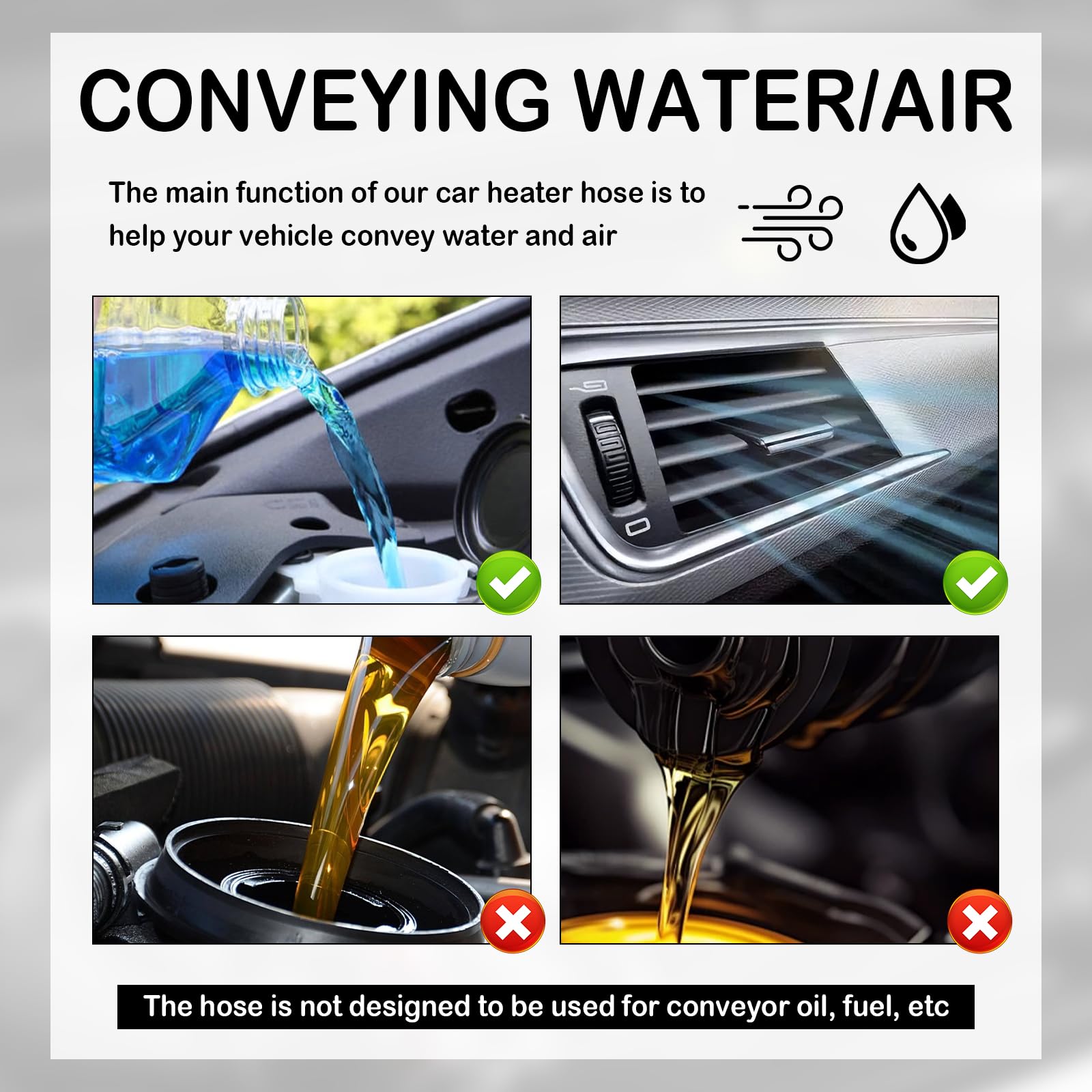 IHOTDER compact packaging displays a ready-to-use 5ft hose bundle.