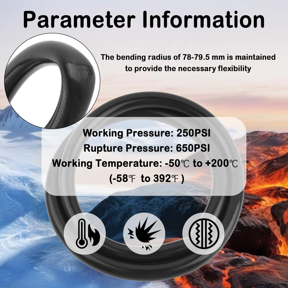 IHOTDER heater hose burst-pressure example for high-stress coolant systems.