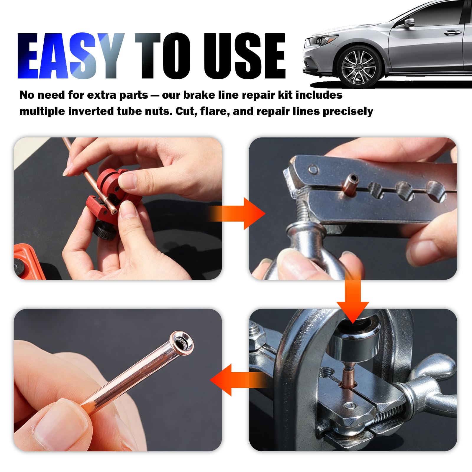 IHOTDER inverted nuts ensure secure, leak-free brake fittings.