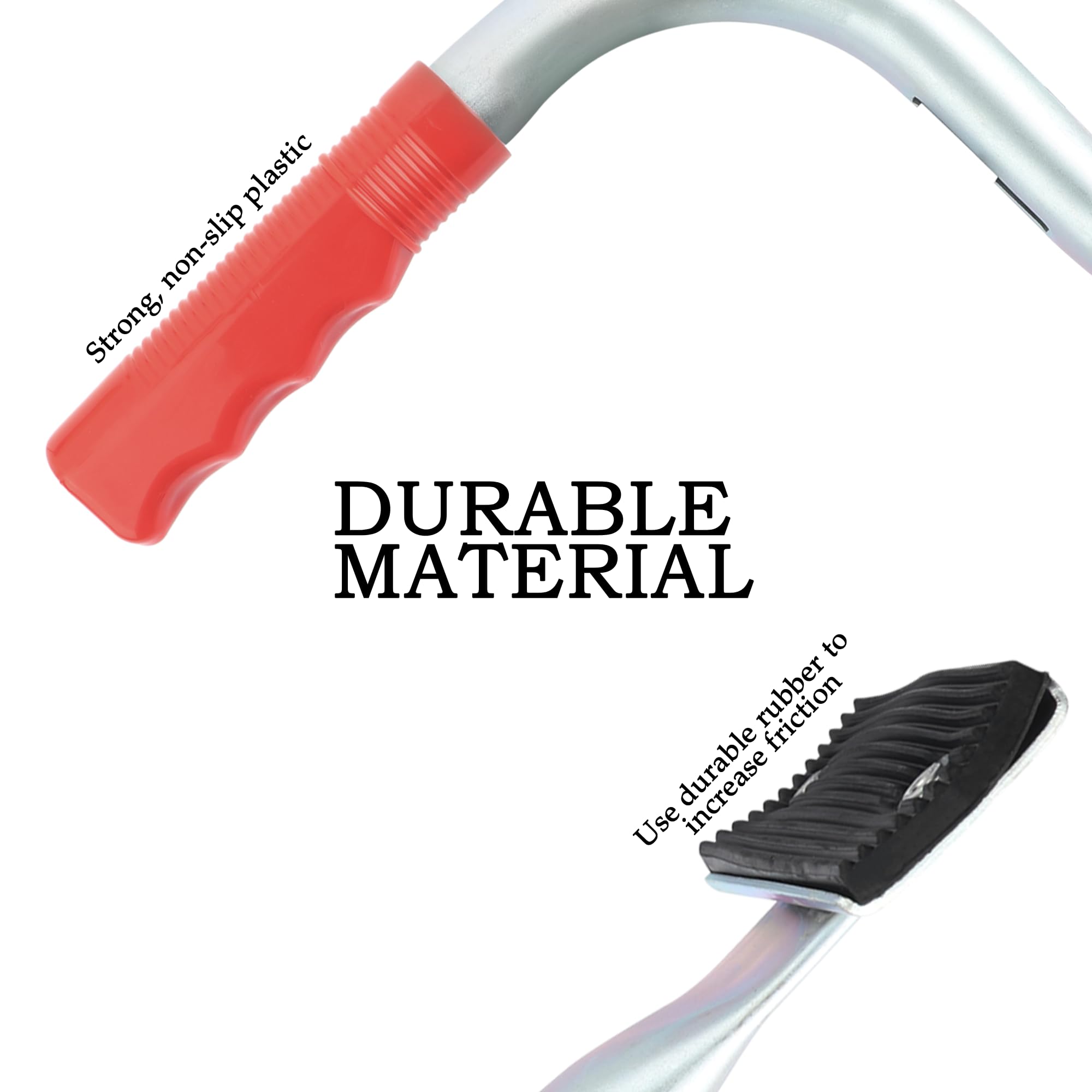 IHOTDER rubberized non-slip feet prevent slipping during operation.
