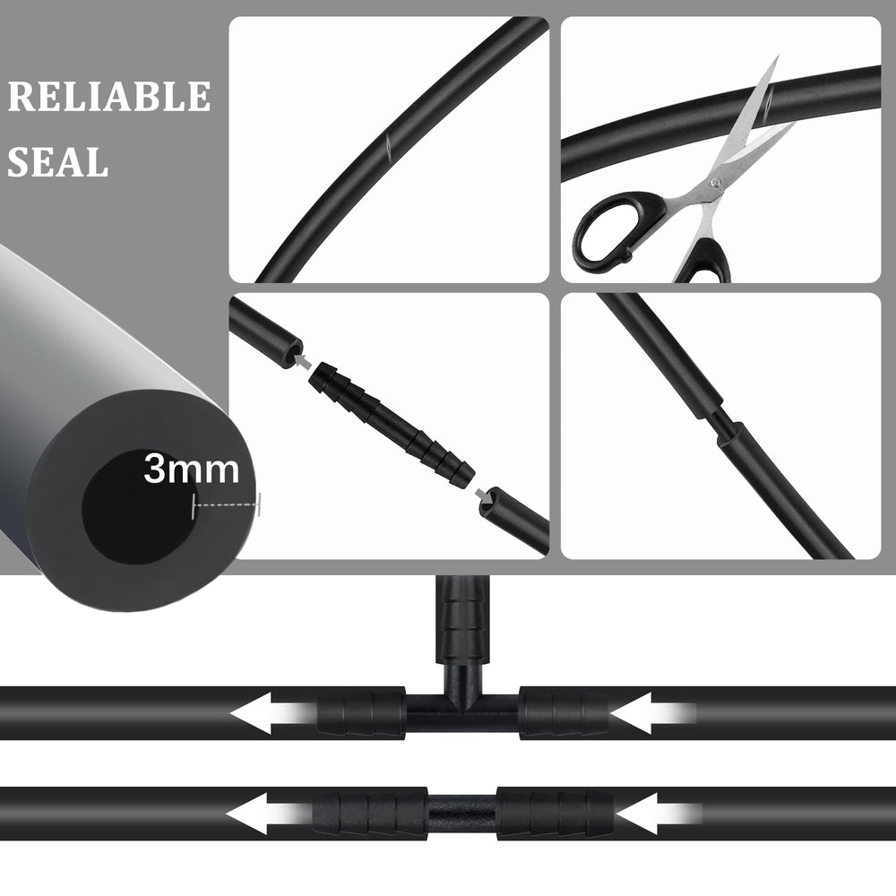 IHOTDER silicone vacuum hose 5/32 image: precise sizing supports secure, leak-free connections.