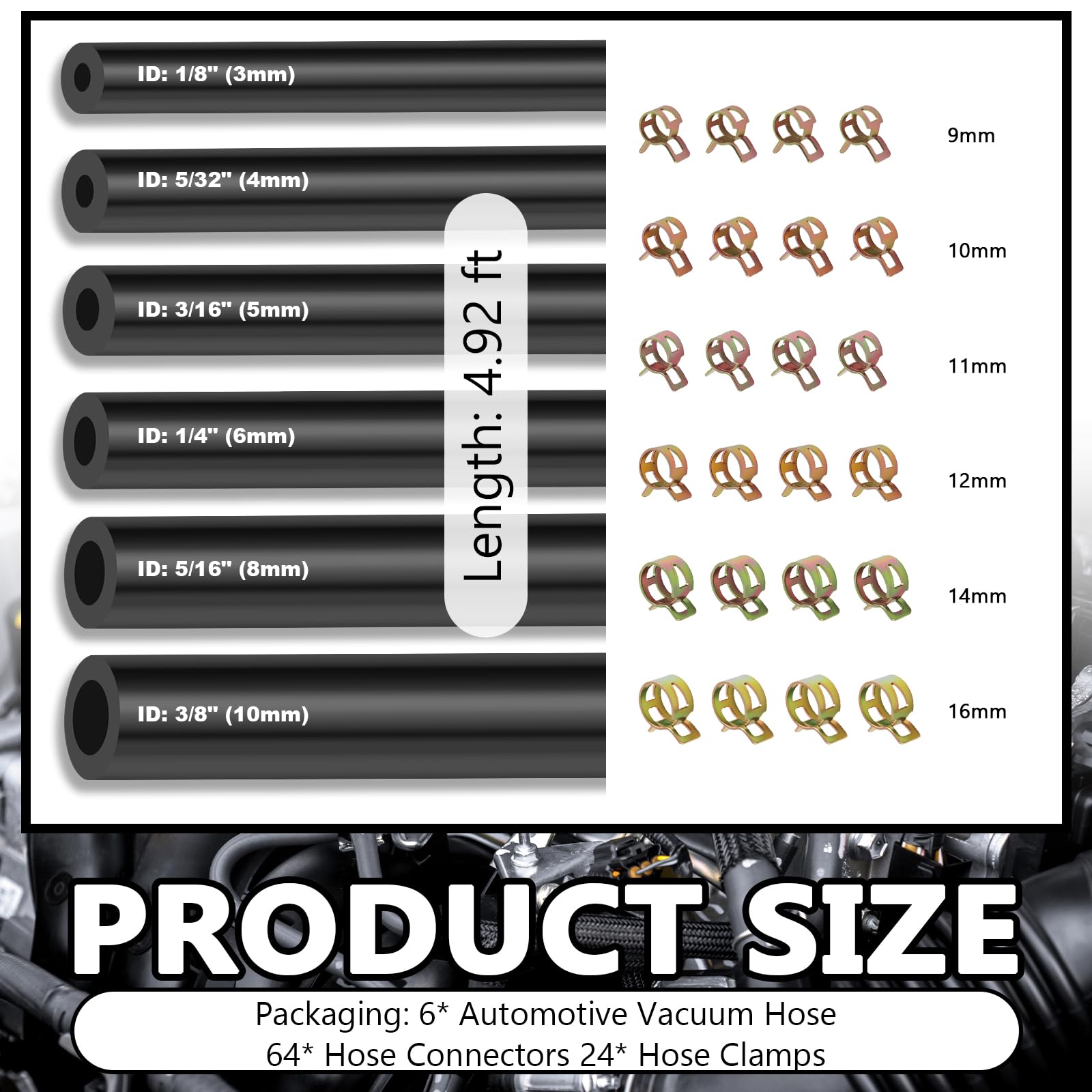 IHOTDER connectors laid out to show diverse fittings for customization