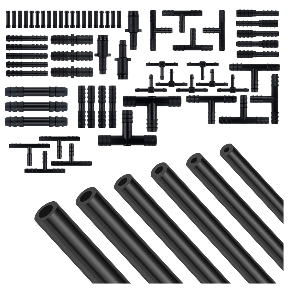 IHOTDER vacuum line kit image shows a complete 70pcs set for versatile automotive air and water routing.