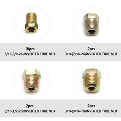 IHOTDER zinc-plated copper tubing resists rust and deformation