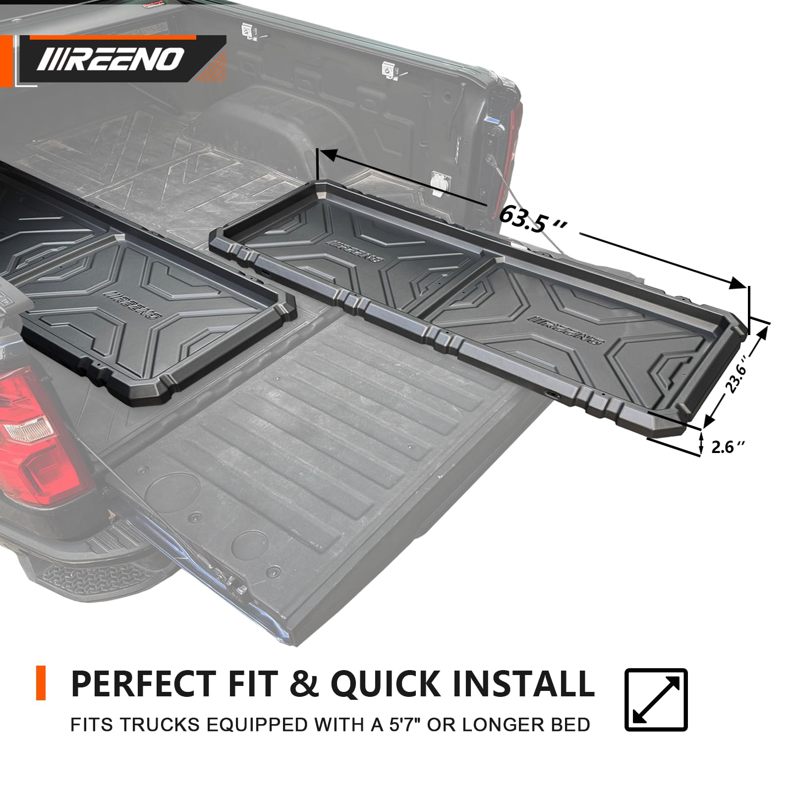IIIREENO durable-HDPE construction resists wear and weather for long-lasting use.