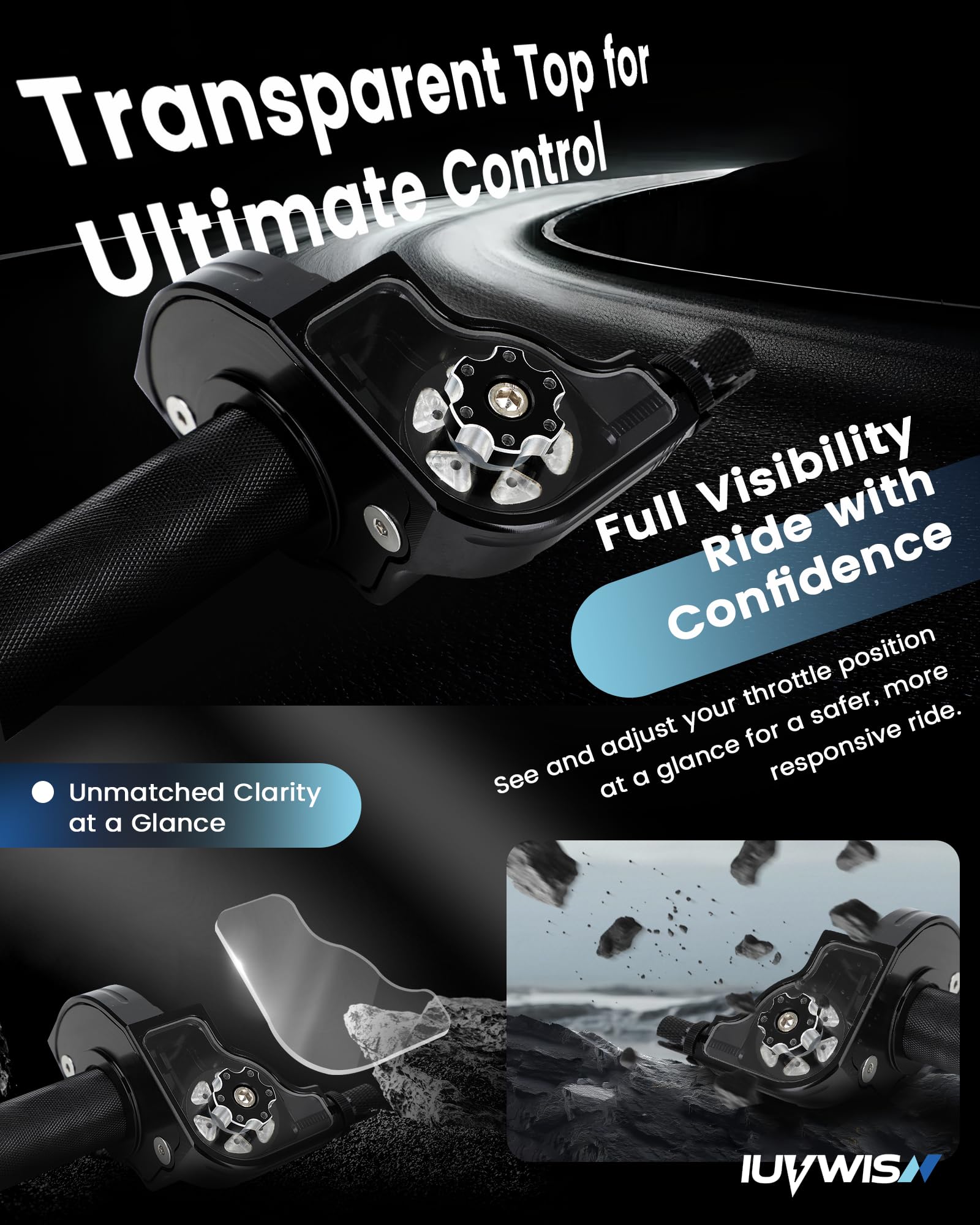 IUVWISN aluminum alloy throttle body for durability