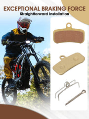 IUVWISN rear brake pads provide stable braking for electric dirt bikes.
