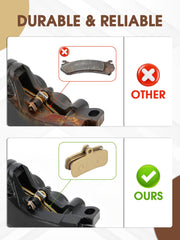 IUVWISN Sur Ron LBX brake pads shown for reliable fit.