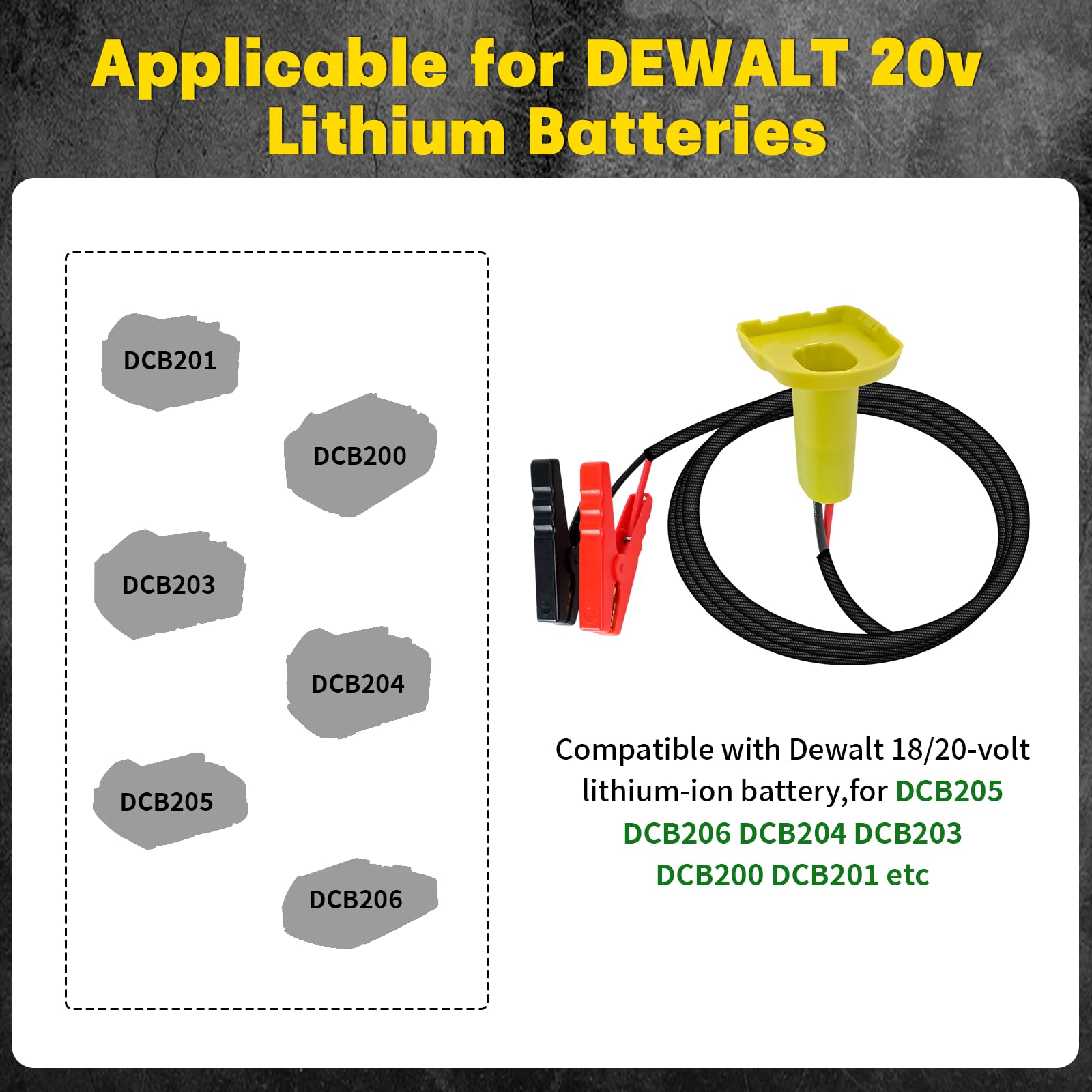 IIXWUQ adapter box with rugged ABS housing for safe connections