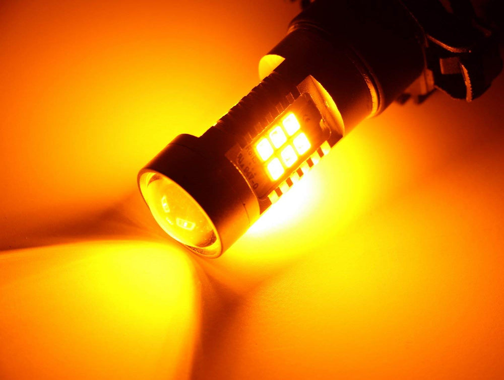 iJDMTOY amber-yellow turn signals boost exterior styling.
