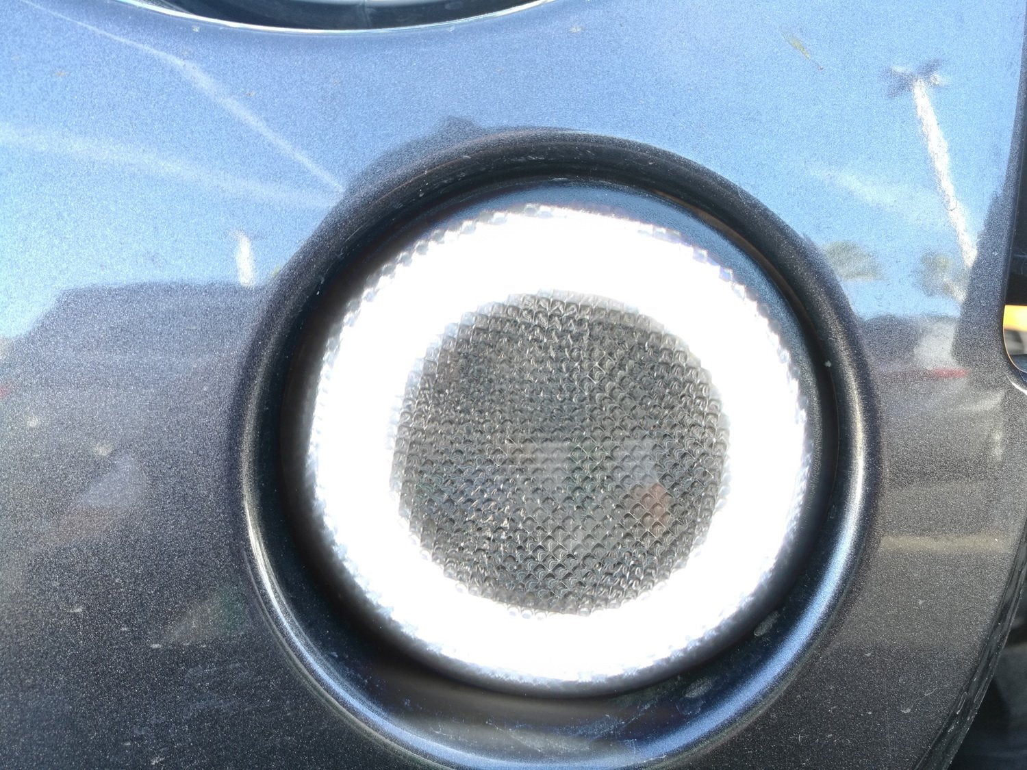 iJDMTOY black smoked lens adds a sleek look to Wrangler lamp