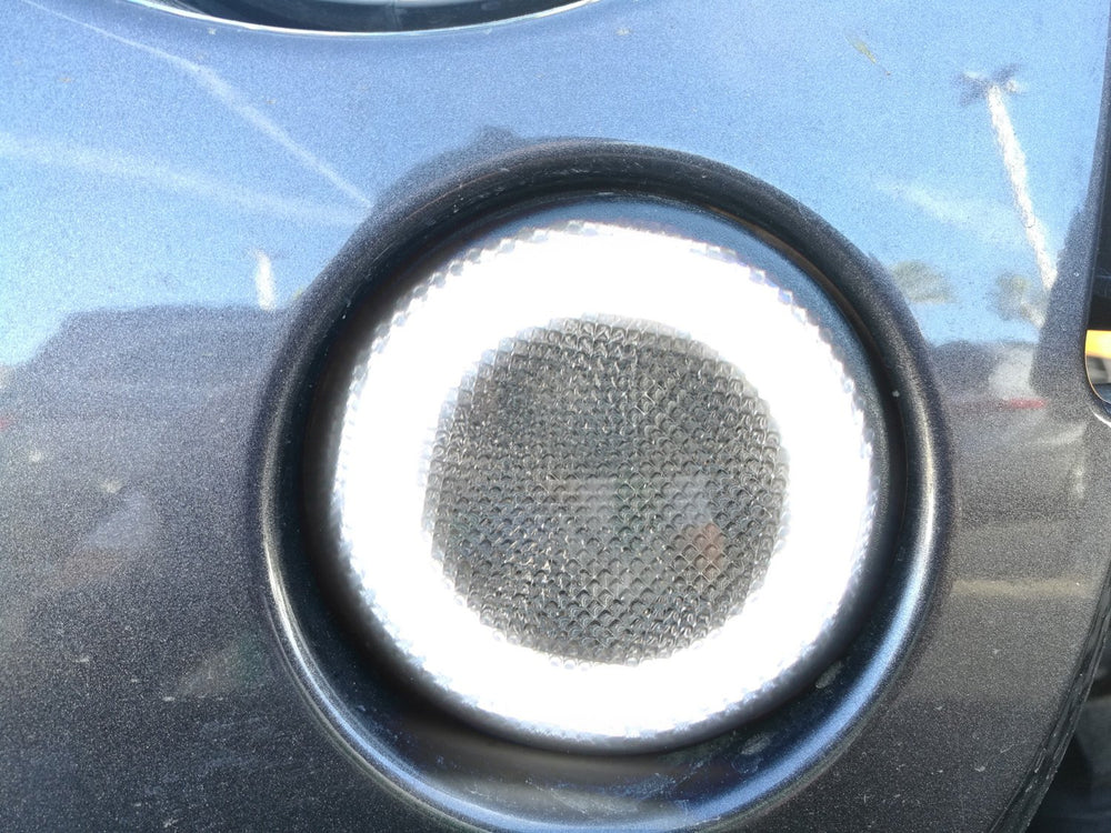 iJDMTOY black smoked lens adds a sleek look to Wrangler lamp