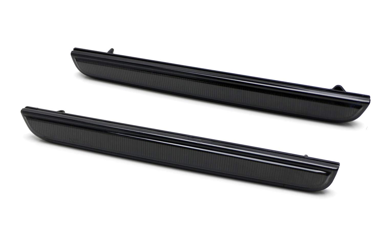 iJDMTOY blackout smoked lens rear reflector right improves rear visibility at night