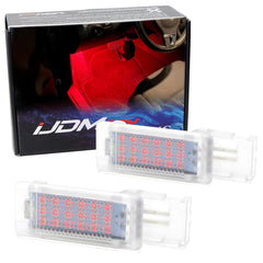 iJDMTOY brilliant red glove box light brightens the cabin interior.