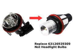 iJDMTOY CAN-bus decoder-equipped angel eye marker bulb reduces warning lights