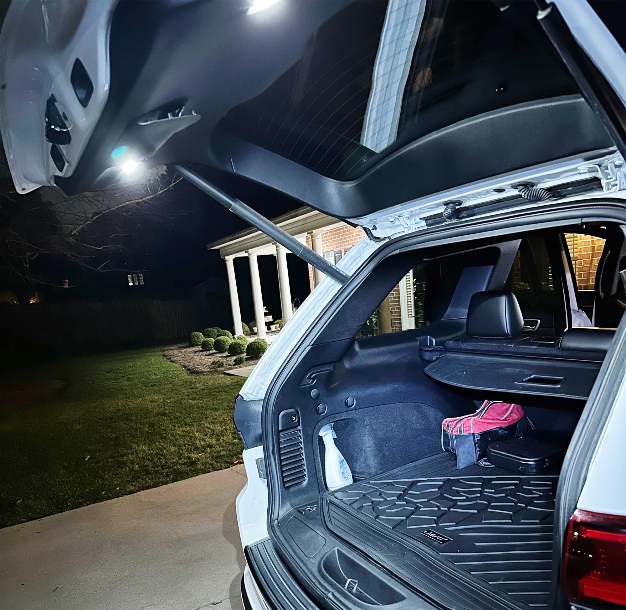 iJDMTOY xenon white LED lights add a modern look and better night visibility