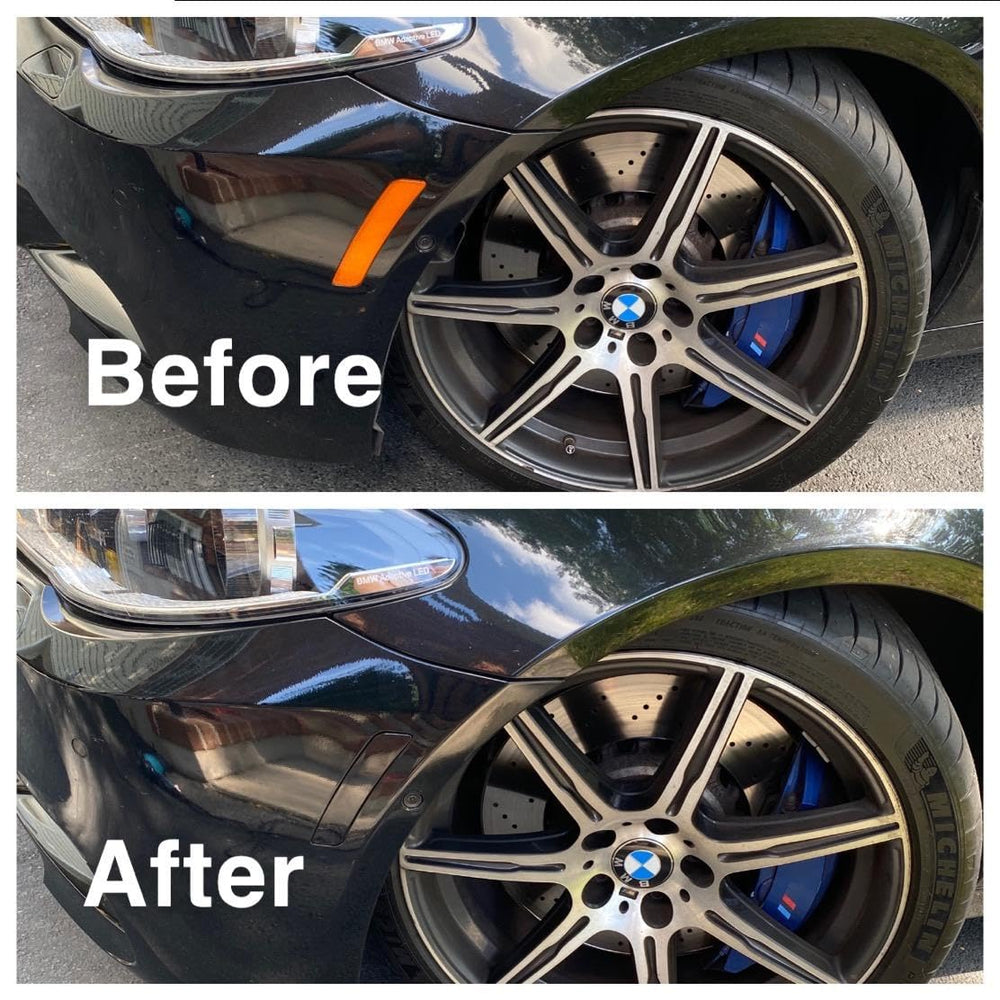 iJDMTOY euro-style smoked marker enhances BMW F10/F11 silhouette