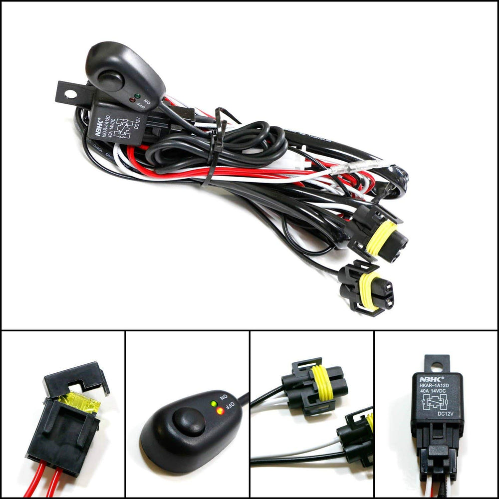 iJDMTOY fog and off-road lighting compatible harness for versatile setups.