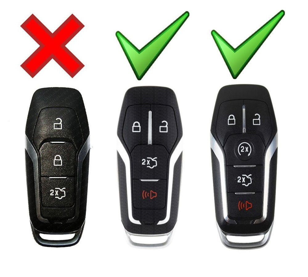 iJDMTOY carbon fiber key fob shell back view guards against scratches