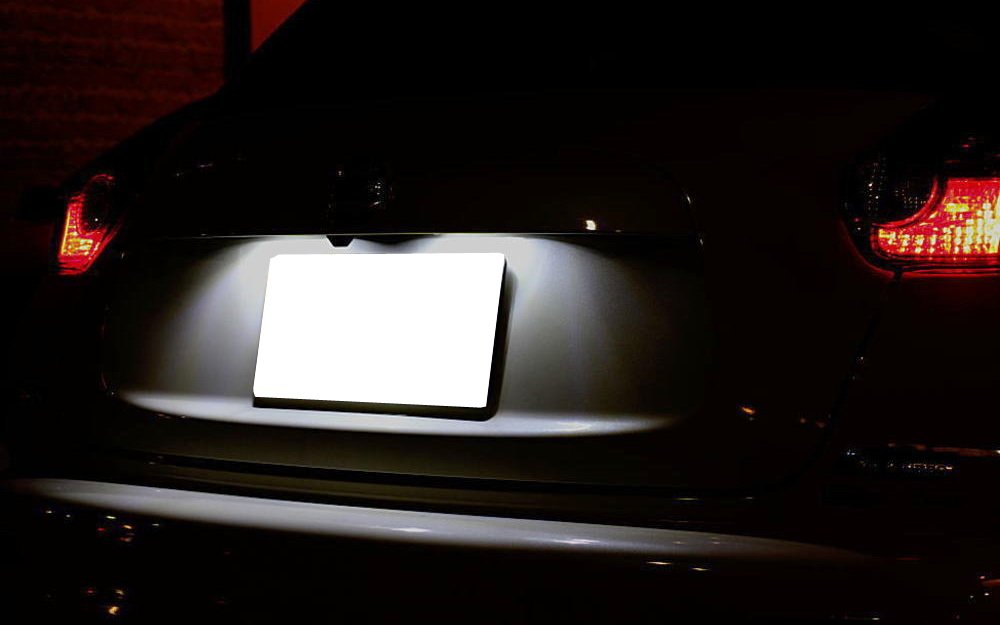 iJDMTOY full LED license plate light for easy upgrade.