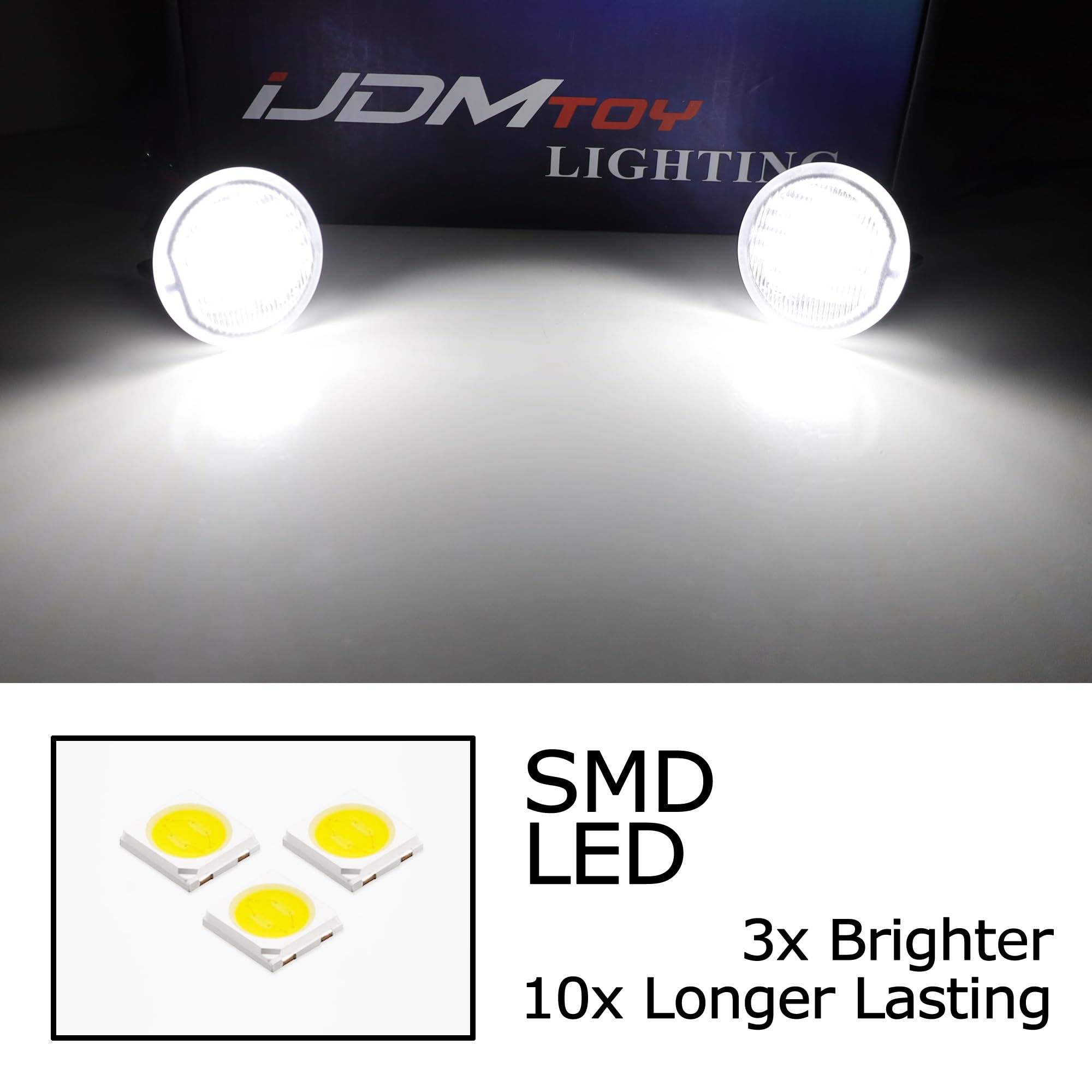 iJDMTOY LED cabin lights for Dodge Durango brighten the trunk for quicker item finding