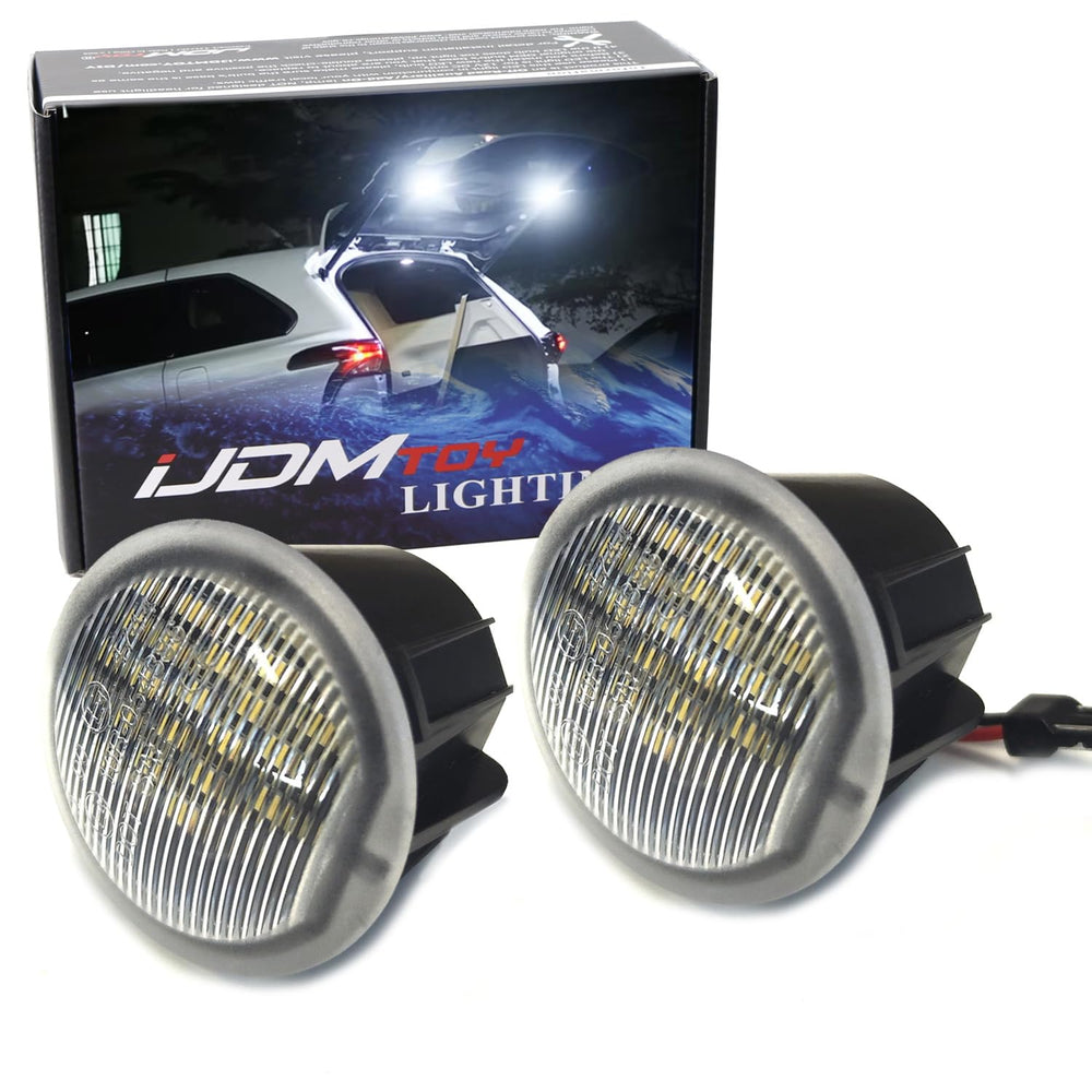 iJDMTOY LED cabin lights for Jeep Grand Cherokee illuminate the cargo area clearly