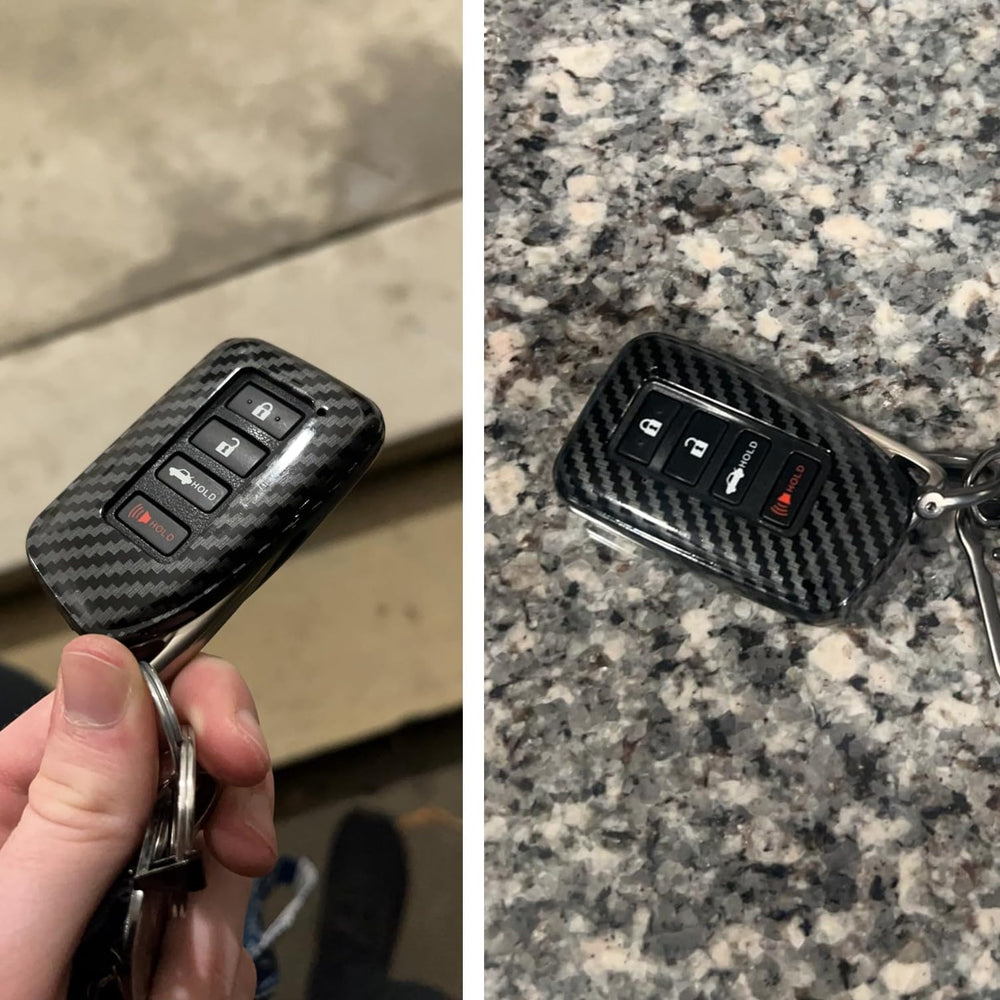 iJDMTOY Lexus-compatible key fob cover that preserves entry functionality