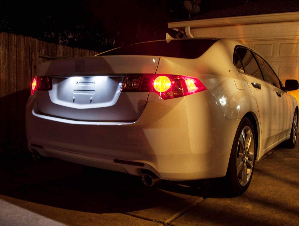 iJDMTOY license plate light for Acura RDX improves nighttime visibility
