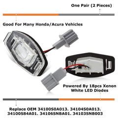 iJDMTOY license plate light for Acura RL provides even illumination