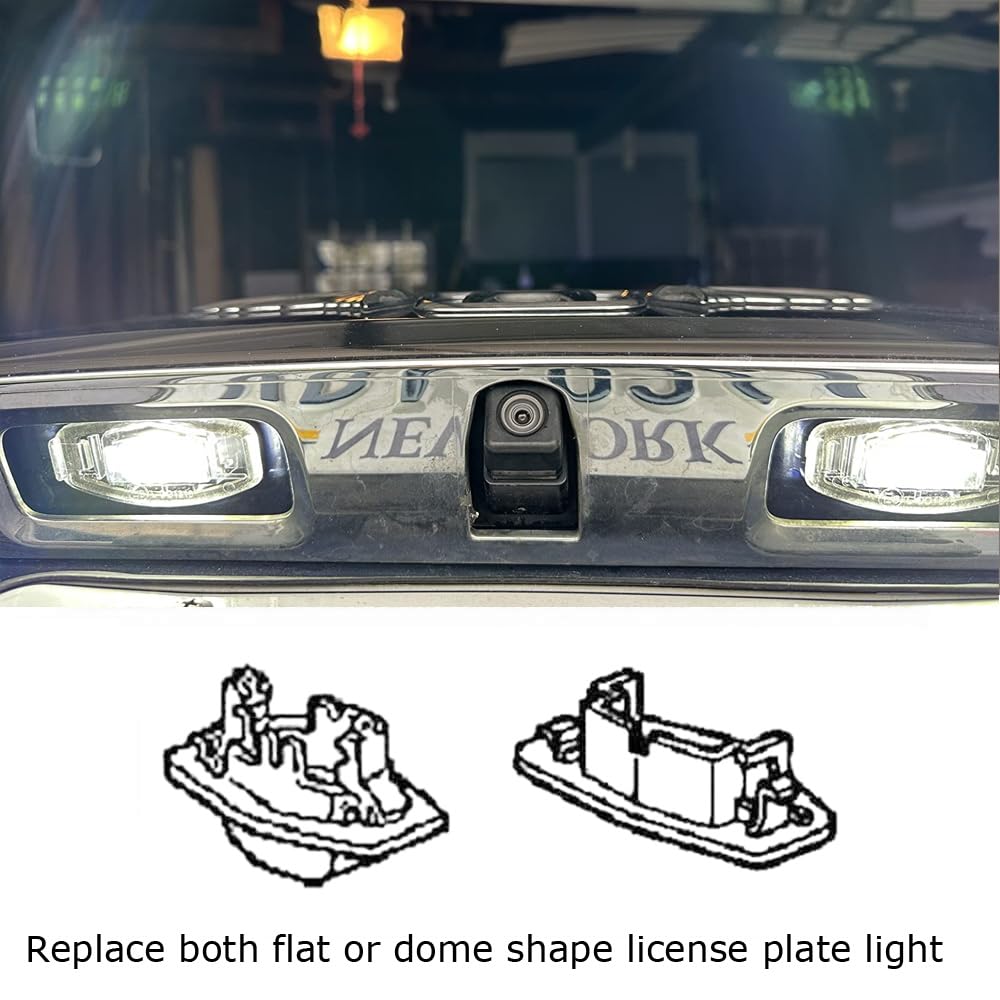 iJDMTOY license plate light for Acura TL enhances rear lighting and style